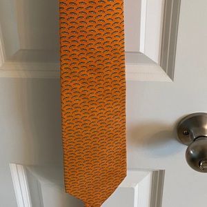 Brooks Brothers Orange Fish Tie